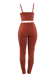 Fuzzy Knit Two Piece